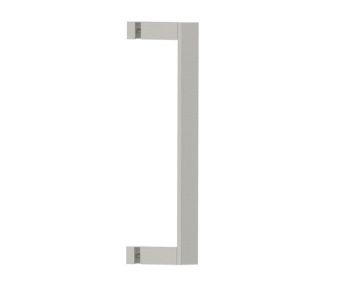 12 po poignée simple pour porte de douche BERLIN 2327512 nickel brossé