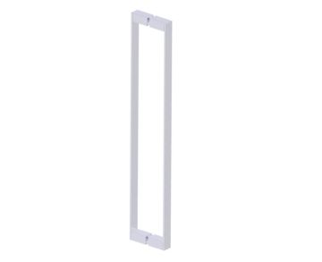 poignée double pour porte de douche 36 po BERLIN 2327836 chrome poli