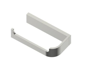 porte-papier hygiénique (gauche) BONN 238151L nickel poli