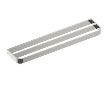 barre à serviette double 24 po BONN 238242 nickel brossé