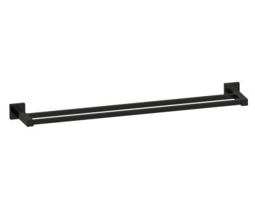 barre à serviette double 24 po LONDON 248242 noir mat