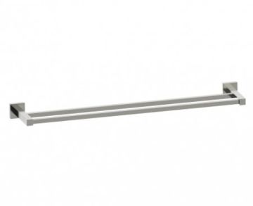 barre à serviette double 24 po LONDON 248242 nickel brossé