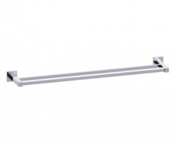 barre à serviette double 24 po LONDON 248242 chrome poli