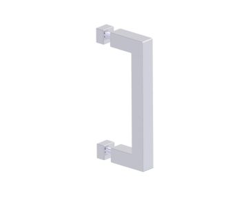 6 po poignée de porte de douche LONDON 2487506 chrome poli