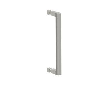 12 po poignée de porte de douche LONDON 2487512 nickel brossé