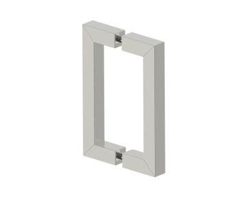 poignée double pour porte de douche 6 po LONDON 2487806 nickel poli