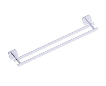 barre à serviette double 18 po MILAN 254182 chrome poli