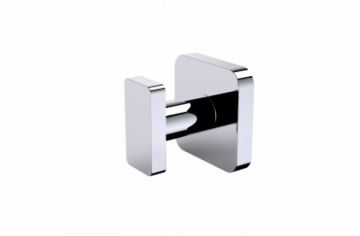 poignée simple pour porte de douche MILAN 2547501 nickel brossé