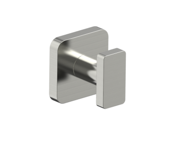 poignée simple pour porte de douche (Knob Only) MILAN 2547503 nickel brossé