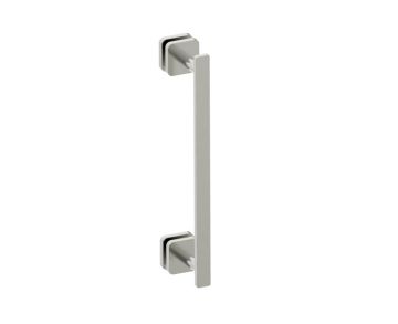 12 po poignée de porte de douche MILAN 2547512 nickel brossé