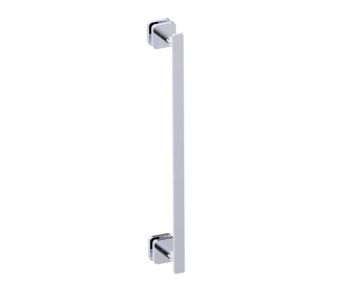 18 po poignée de porte de douche MILAN 2547518 chrome poli