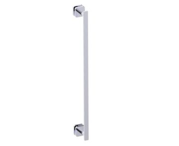 24 po poignée de porte de douche MILAN 2547524 chrome poli