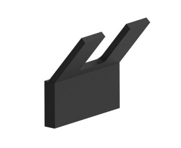 double Coat Hook COLOGNE 255139-2 noir mat