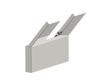 double Coat Hook COLOGNE 255139-2 nickel poli