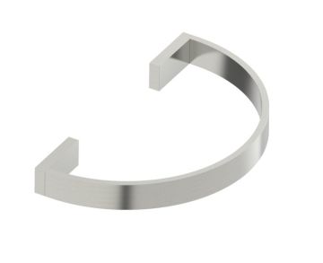 Curved anneau porte-serviette COLOGNE 255463 nickel brossé