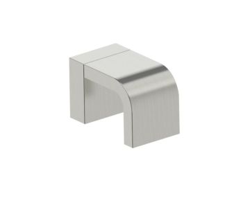 poignée simple pour porte de douche (Knob Only) COLOGNE 2557503 nickel brossé