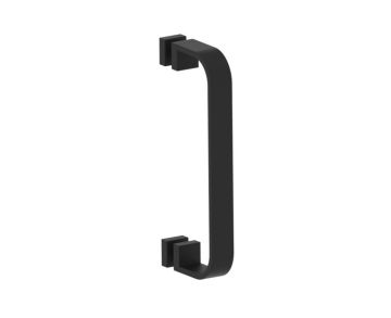 8 po poignée simple pour porte de douche COLOGNE 2557508 noir mat