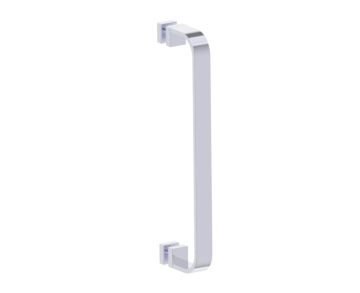 18 po poignée simple pour porte de douche COLOGNE 2557518 chrome poli