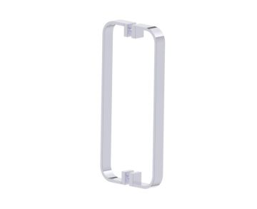 poignée double pour porte de douche 12 po COLOGNE 2557812 chrome poli