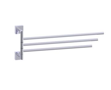 16 po porte-serviettes triple pivotant MADRID 262111 chrome poli