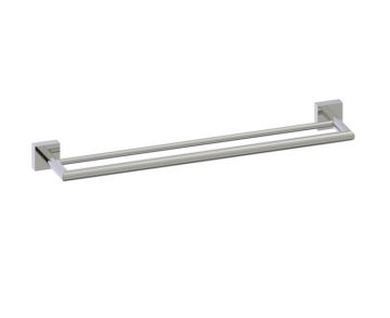 barre à serviette double 18 po MADRID 262182 nickel poli