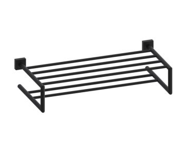 21 po double tablette porte-serviettes MADRID 262442 noir mat