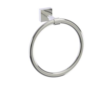 Round anneau porte-serviette MADRID 262460 nickel poli