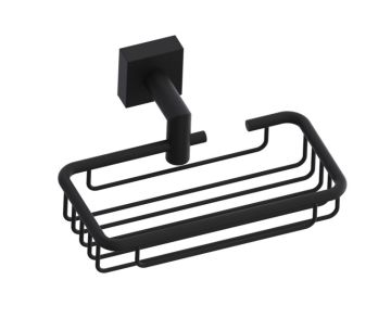 montage muraled panier porte-savon MADRID 262600 noir mat