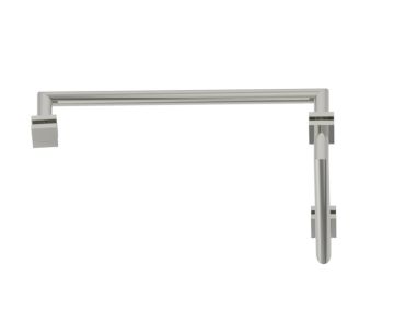 poignée de porte de douche décalée 8 po x 18 po MADRID 26270818 nickel poli