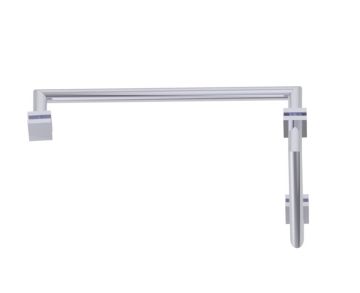 poignée de porte de douche décalée 8 po x 18 po MADRID 26270818 chrome poli