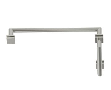 poignée de porte de douche décalée 8 po x 24 po MADRID 26270824 nickel brossé
