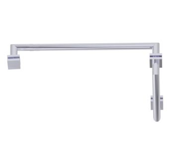 poignée de porte de douche décalée 8 po x 24 po MADRID 26270824 chrome poli
