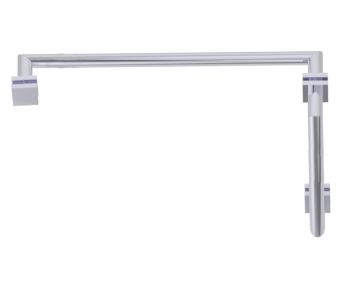 poignée de porte de douche décalée 12 po x 24 po MADRID 26271224 chrome poli