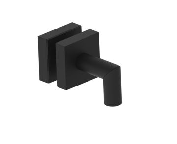 poignée simple pour porte de douche MADRID 2627501 noir mat