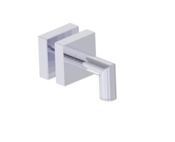 poignée simple pour porte de douche MADRID 2627501 chrome poli