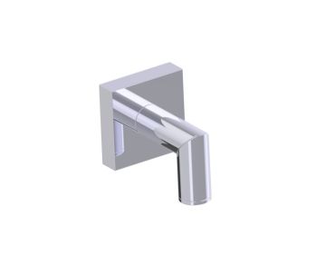 poignée simple pour porte de douche (Knob Only) MADRID 2627503 chrome poli