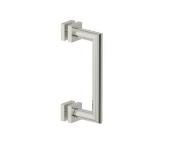 8 po poignée de porte de douche MADRID 2627508 nickel poli