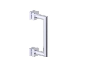 8 po poignée de porte de douche MADRID 2627508 chrome poli