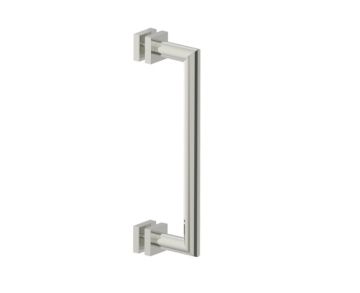 12 po poignée de porte de douche MADRID 2627512 nickel poli