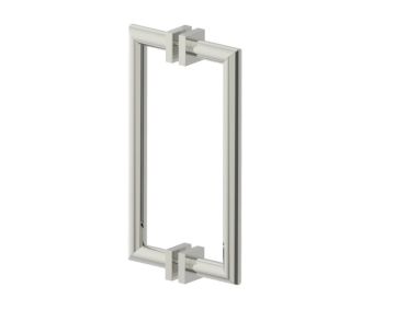 poignée double pour porte de douche 12 po MADRID 2627812 nickel poli