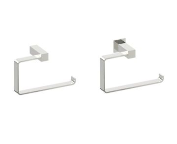 anneau porte-serviette LISBON 277463 nickel poli
