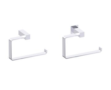 anneau porte-serviette LISBON 277463 chrome poli