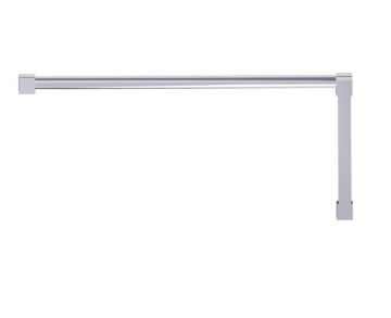 poignée de porte de douche décalée 8 po x 24 po LISBON 27770824 chrome poli