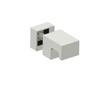 poignée simple pour porte de douche LISBON 2777501 nickel poli
