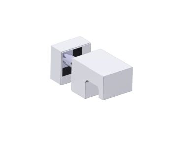 poignée simple pour porte de douche LISBON 2777501 chrome poli