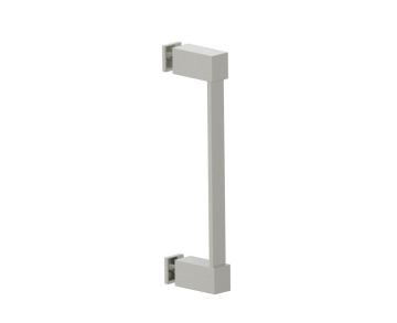 8 po poignée simple pour porte de douche LISBON 2777508 nickel brossé
