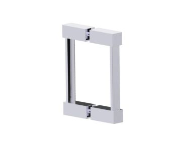 poignée double pour porte de douche 6 po LISBON 2777806 chrome poli