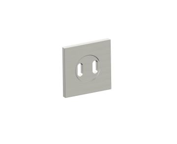 Square Small Rosette LISBON 277SQSM nickel brossé