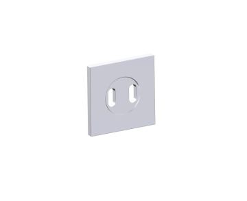 Square Small Rosette LISBON 277SQSM chrome poli