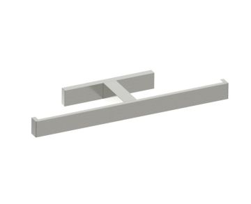 double porte-papier hygiénique MUNICH 288155 nickel brossé